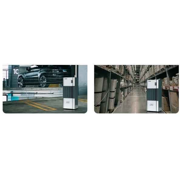 Deshumidificador industrial de acero inoxidable 380 V ~ 3N / 50 Hz con tubo de drenaje automático