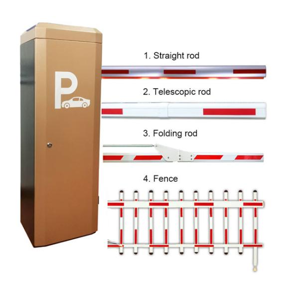 Automatic Boom Barrier with 140W BLDC Gear Motor 0.3~5S Operation Time and 2 Years Warranty