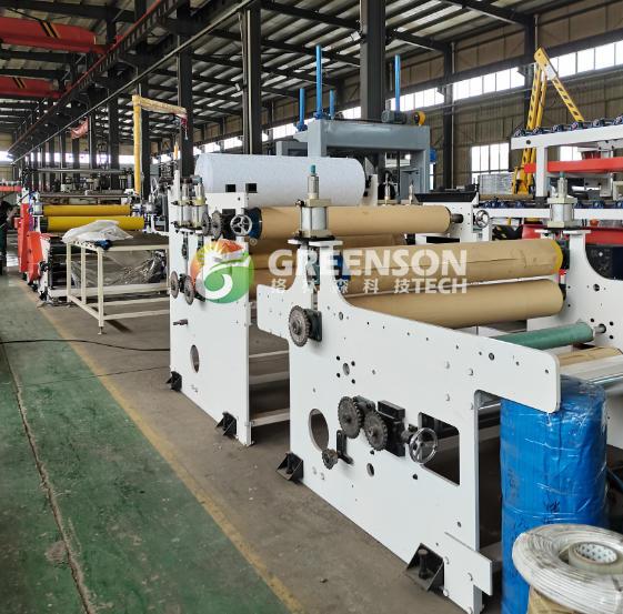 máquinas laminadoras para laminar películas de pvc en placas de yeso