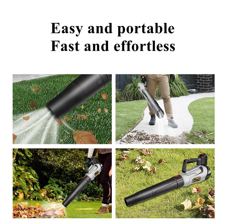 Electric Cordless Garden Leaf Blower Battery Powered For Lawn Care