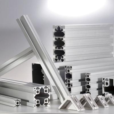 Framing System Aluminium T Bar Profile With Accessories Fasteners 5800mm