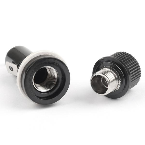 R3-13 H3-13 Panel Fuse Holder Nut Montar Conexão rápida 3AG 6.35x32mm vidro cerâmica