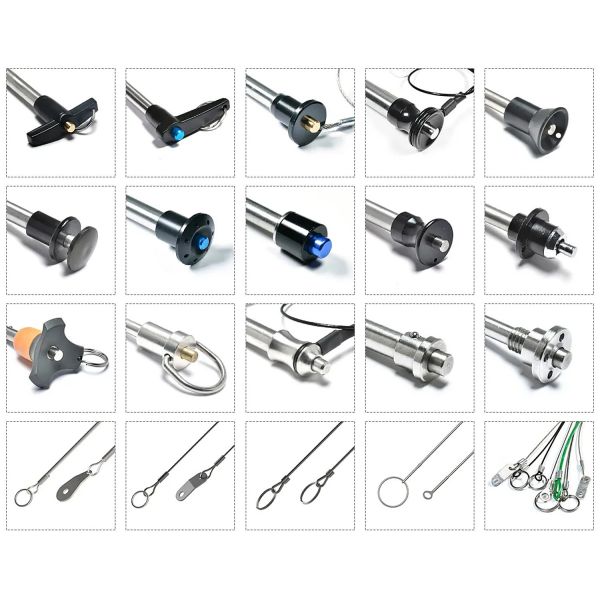 Stainless Steel Customized Ball Quick Release Detent Pin with Ring