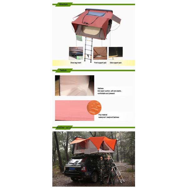 Large Space 4 Men Car 20x20 Hard Case Roof Top Tent