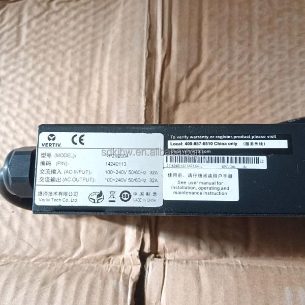 1U RP2V2004 14240113 Single Phase PDU Socket for Power Distribution in Rack Mounting