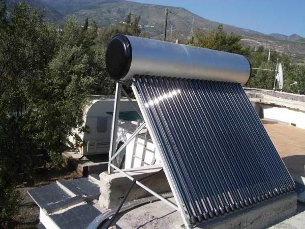 HIP-58 Roof Mounted Heat Pipe Pressurized Solar Water Heating Boiler System CE Certified