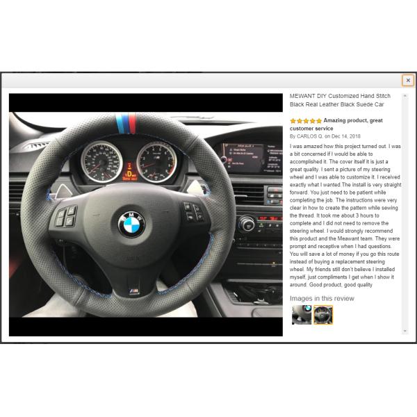 MEWANT Auto Accessories Car Interior For Subaru Impreza WRX STI 2004 Leather Suede Steering Wheel Cover Red Strip Wholesale