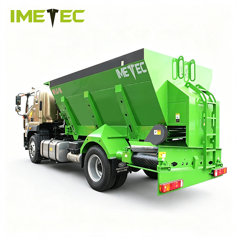 Livestock Bedding Spreader Dairy Cow Equipment For Cubicle Distribution