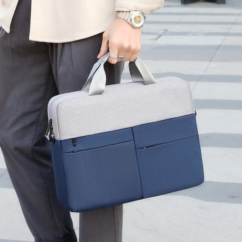 Laptop Bag 13 Inch Men's and Women's Business Handbag 15.6-inch Computer Bag Office Computer Bag