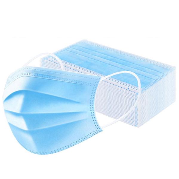 disposable 3ply face masks ear loop 50 pcs one box respiratory mask