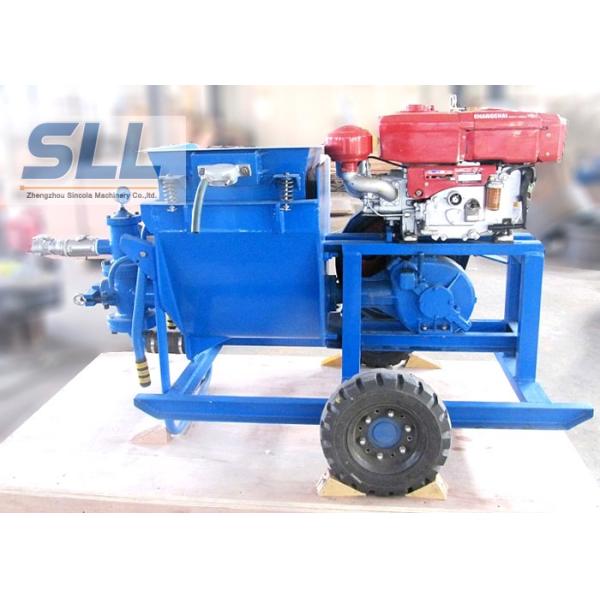 Single Cylinder Cement Mortar Pump For Hydropower Construction Convenient Maintenance