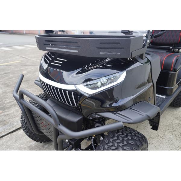 Carro de golf eléctrico de 4 plazas mejorado Color Impresión 3D personalizada Fuente de logotipo Fabricantes