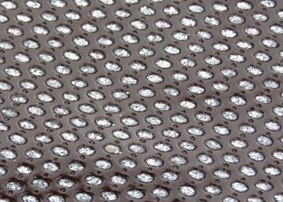 54 Width Perforated Faux Leather Fabric , Perforated Vinyl Fabric For Making Phone Case