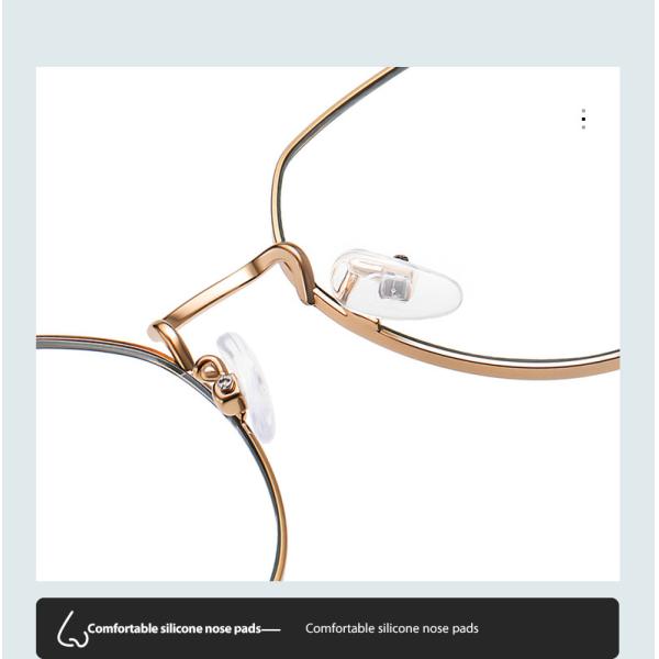 Голубой светлый преграждая год сбора винограда стекел металла ацетата вокруг анти- голубого Eyewear Рэй