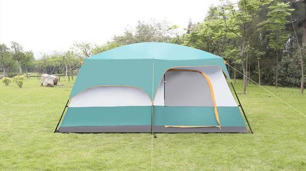 8 to 12 person Tent Triple Camping Tent Three Rooms Family Camping Tents Well-ventilated Waterproof (HT6100)