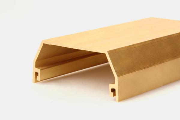 China Custom Brass Extrusion Profile Manufacturing for Handrail Balustrade Manufacturer and Supplier