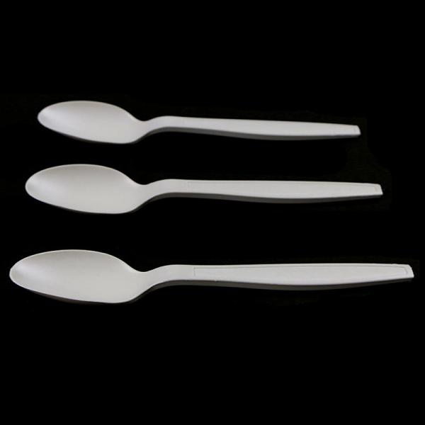 PLA cornstarch 7 Disposable Cutlery Spoon 1000pcs per box for Canteens Caterers