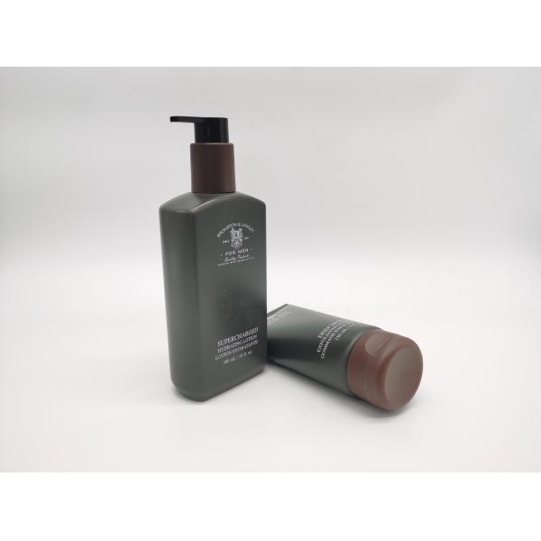 Silk Screen Printing Gradient Black Hdpe Plastic Bottles