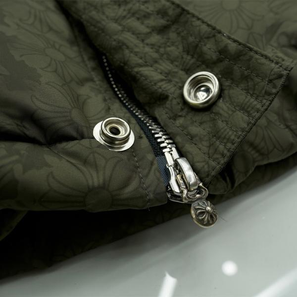 Invierno cálido chaqueta recortada cuello cremallera Dtg impresión de burbuja chaqueta de cultivo