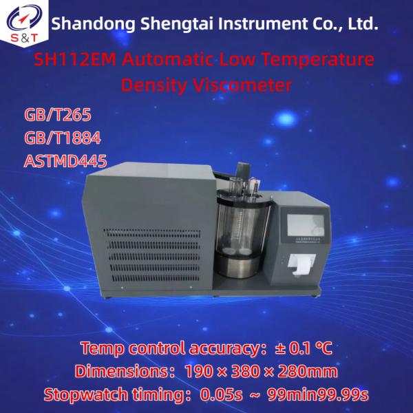 Automatic Low Temp Density Viscometer 2 Holes PT100 Platinum Resistor ASTM D445