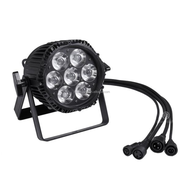 Waterproof Uplight 7*18W 7*12W IP65 LED Par Light For Indoor / Outdoor Stage Lighting