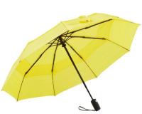 Foldable Fiberglass Ribs Pongee Compact Windproof Umbrella