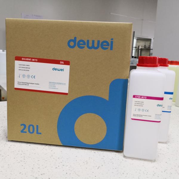 Diagon 3 Part Clinical Diagnostic Hematology Reagents Disposable Test Blood Sample