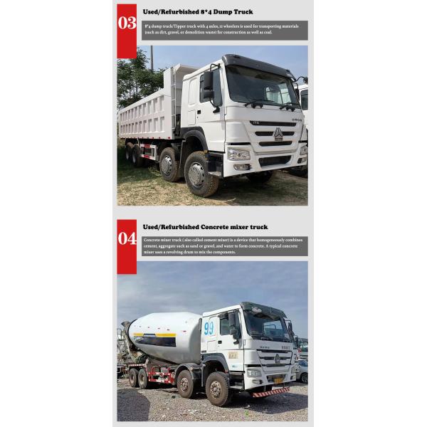 China Used/Refurbished 375HP Shacman/HOWO/Foton/FAW 6X4 Dump/Tipper Truck Price