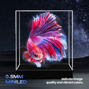 カスタマイズされたサービス 3Dホログラム扇風機 LEDディスプレイ技術 5V 3A 入力電圧解像度ディスプレイ