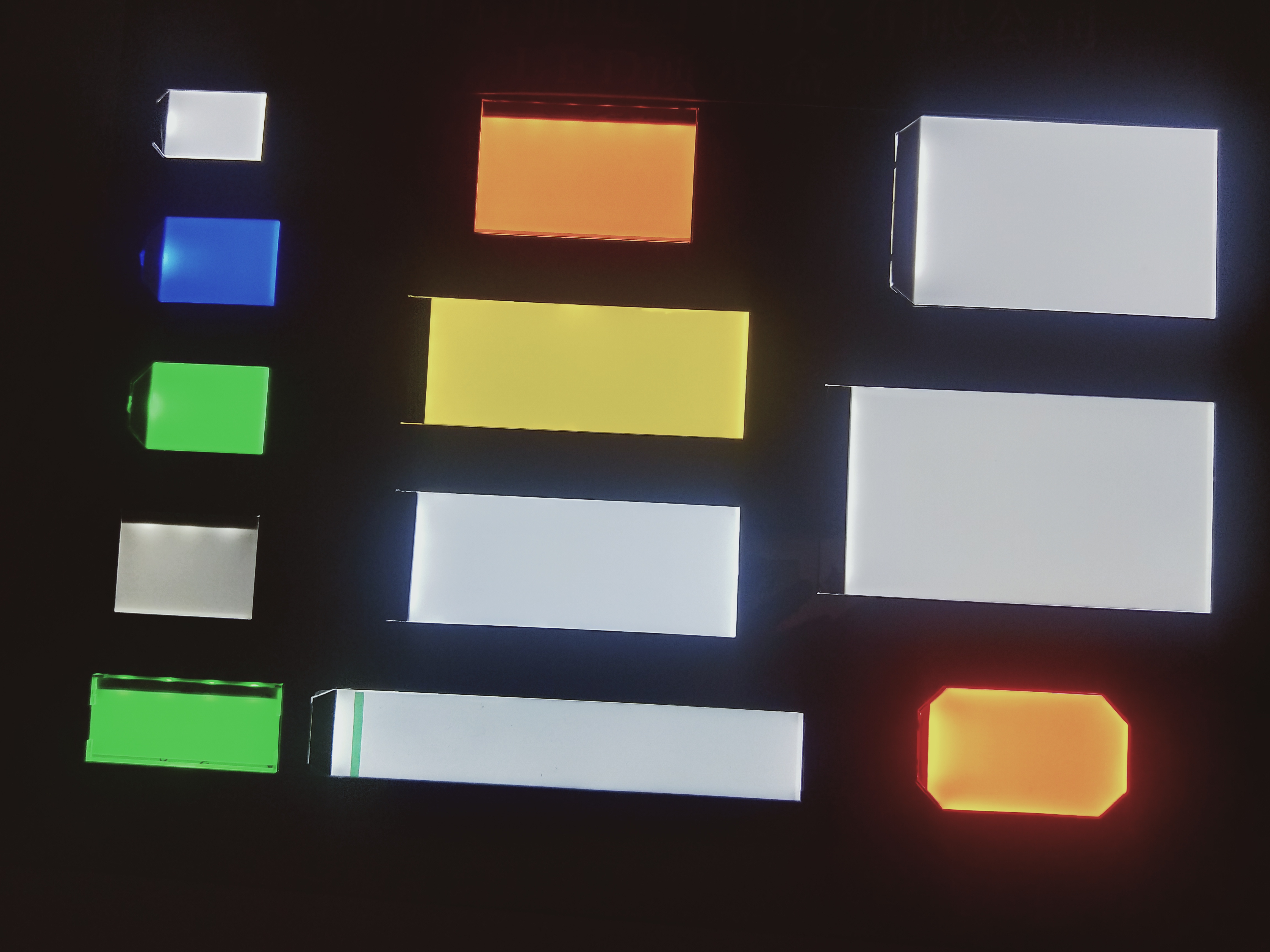 Экран HSTN FSTN Lcd освещает контржурным светом