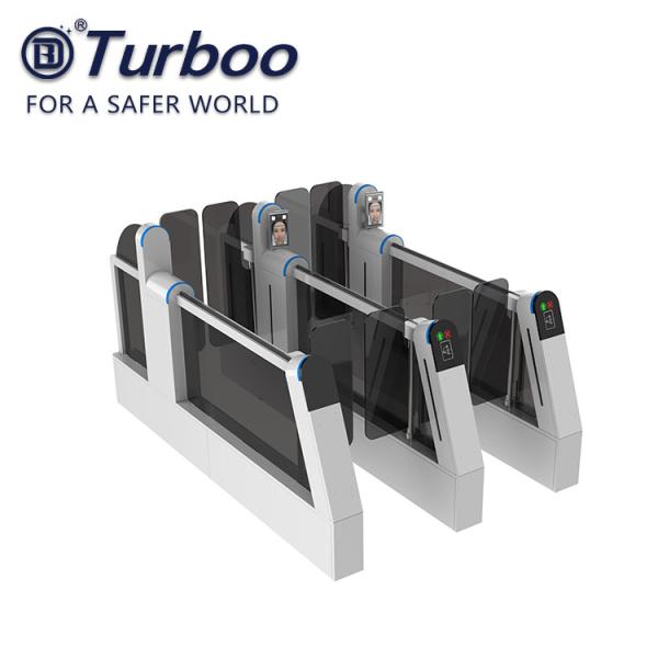 Pedestrian Optical Barrier Turnstiles / Swing Gate Turnstile For Access Control