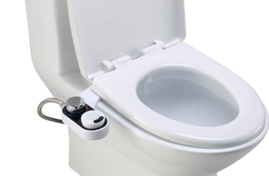 Bluetooth Cold Water Bidet , Bidet Toilet Attachment PP Plastic Seat Cover Material