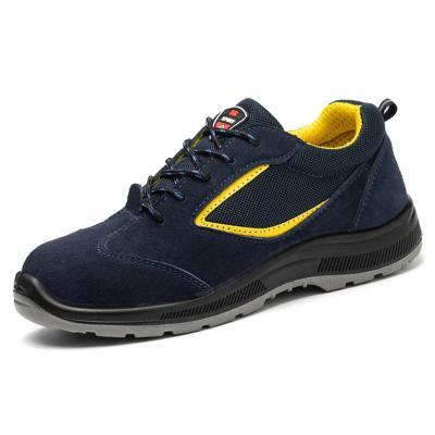 Blue Sport Fashion Safety Shoes Waterproof Orthopedic Steel Toe Work Shoes