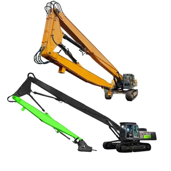 32m 35m Long Reach Demolition Boom Arm For Cat Hitachi Komatsu Sany