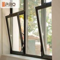 Inclinação da economia do espaço e volta Windows de alumínio com único vidro de vitrificação