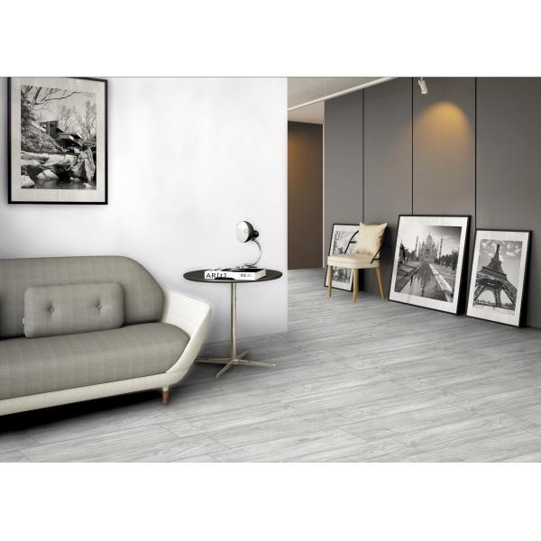 Interior Timber Ceramic Floor Tiles Low Water Absorption Skid Resistance