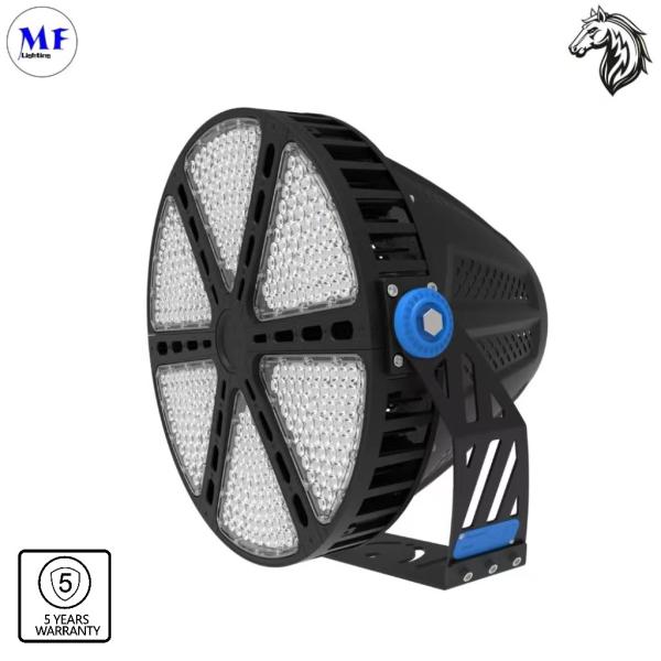 IK10 IP65 1000W Stadium Light 3000K/4000K/5000K/6000K Dimmable LED Flood Light For Soccer Fields