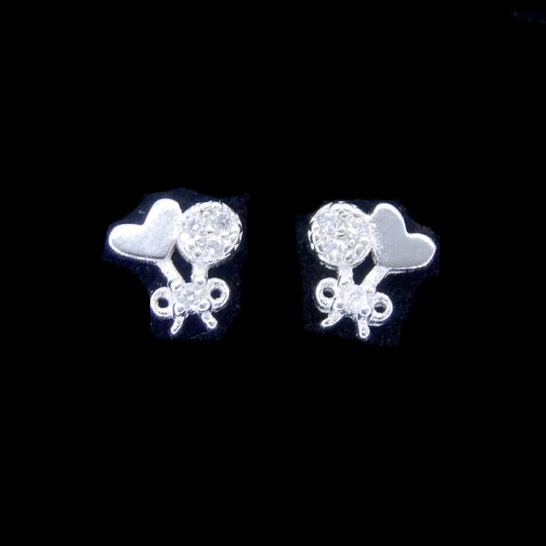 925 Silver Fashion Jewelry 925 Pure Silver Jewelry Crab Shaped Stud Earrings