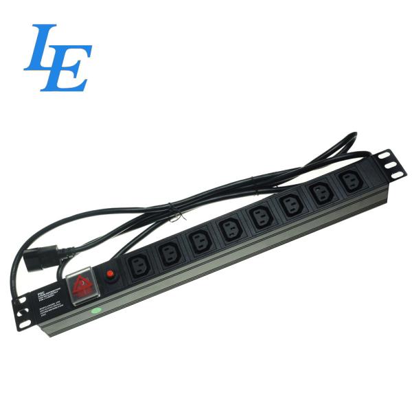 19 IEC Rack Power Bar For Networking , IEC320 C14 Plug Rack Switched Pdu