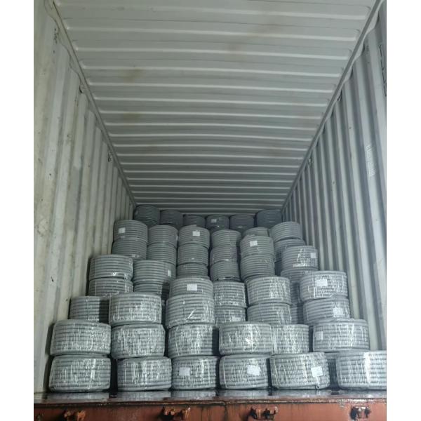 25mm Flexible PVC Corrugated Conduit in Grey for Standard Electrical Applications
