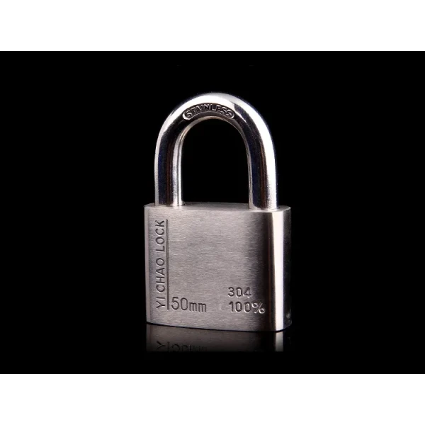 304 Stainless Steel Padlock Short Beam Anti-Theft Outdoor Household Padlock