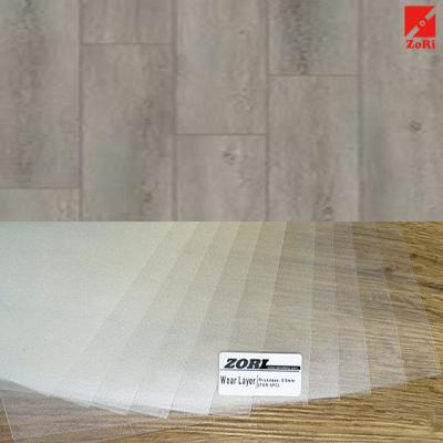 Hot Selling 12-20 Mil Wear Resistant Layer Factories For Stone Plactic Composite Flooring