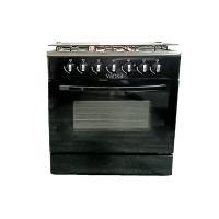 Four à gaz à 4 brûleurs multifonctionnel avec convection et support de cuisine en verre trempé intégré pour la maison et le camping-car