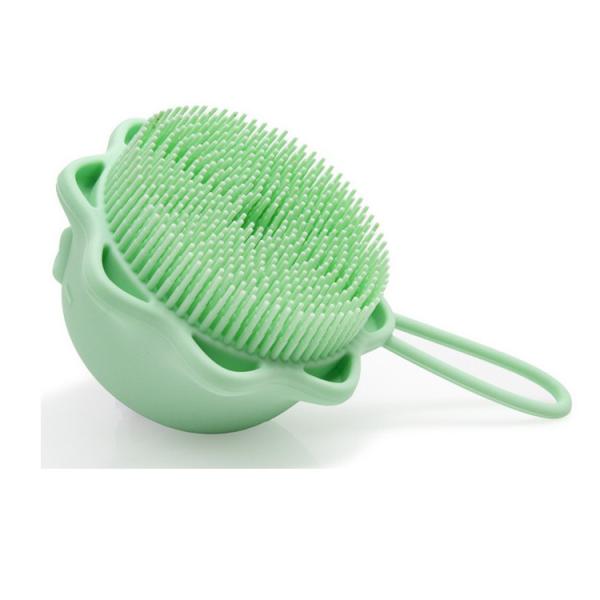Antibacterial Baby Silicone Products Soft Soap Storage Shower Body Scrubber