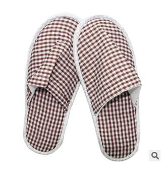New customed logo promotional cheap hotel cloth slipper