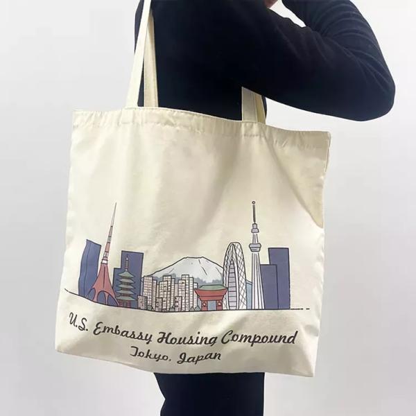 Reusable Recycle Natural Color Simple Printing Pencil Bag Customized with Performance