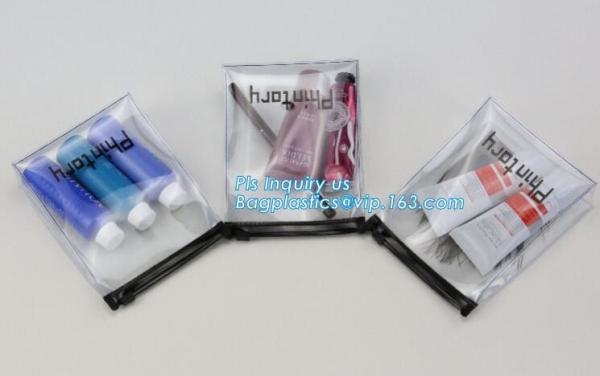 k plastic waterproof bag for swimsuit, slider zipper pvc pouch k bag, facial mask bag custom retail bags cus