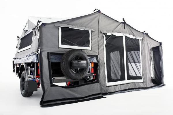 Light Family Off Road Caravan External Kitchen Exceptional Terrain Handling With Spacious Interior