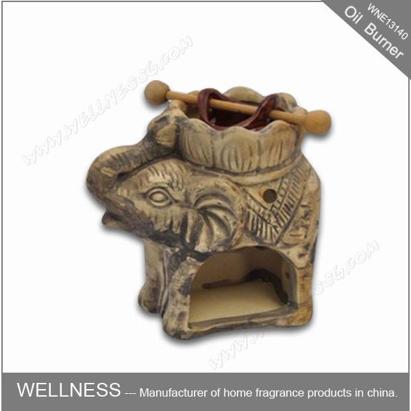 Portable Attractive Ceramic Aromatherapy Oil Burner Chemical Free For Car Decor