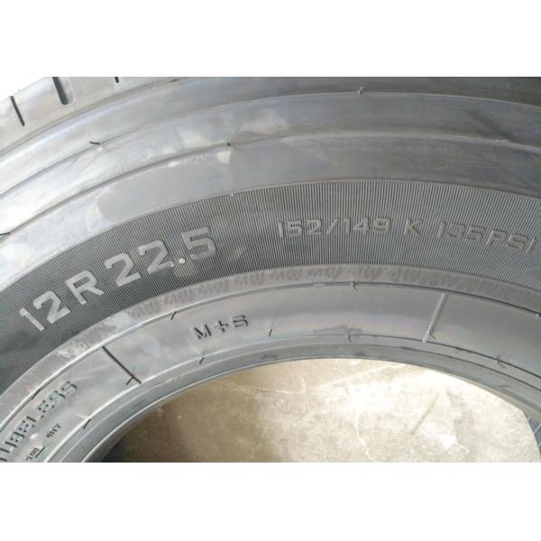 TL / TT Tube Low Rolling Resistance Truck Tires , 12R 22.5 Tires Closed Tire Shoulder
